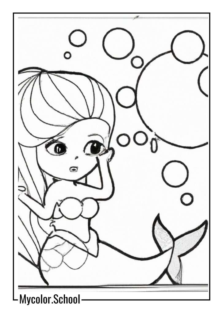 Mermaid Coloring Pages 3 Coloring Pages Free Printables