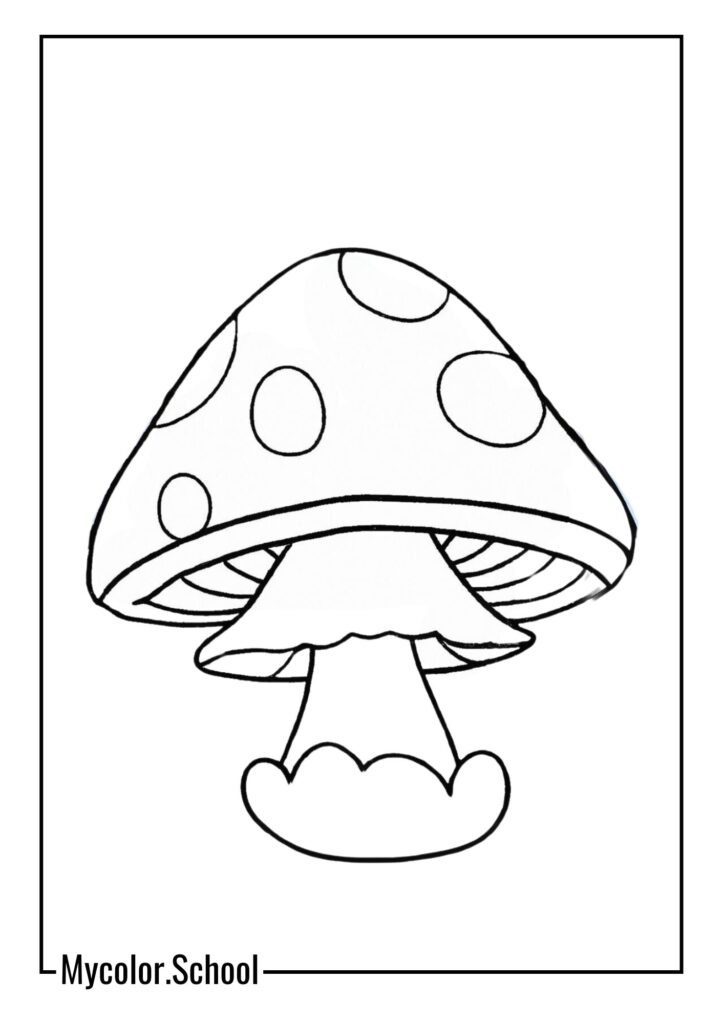 7 Mushroom Coloring Pages Coloring Pages Free Printables
