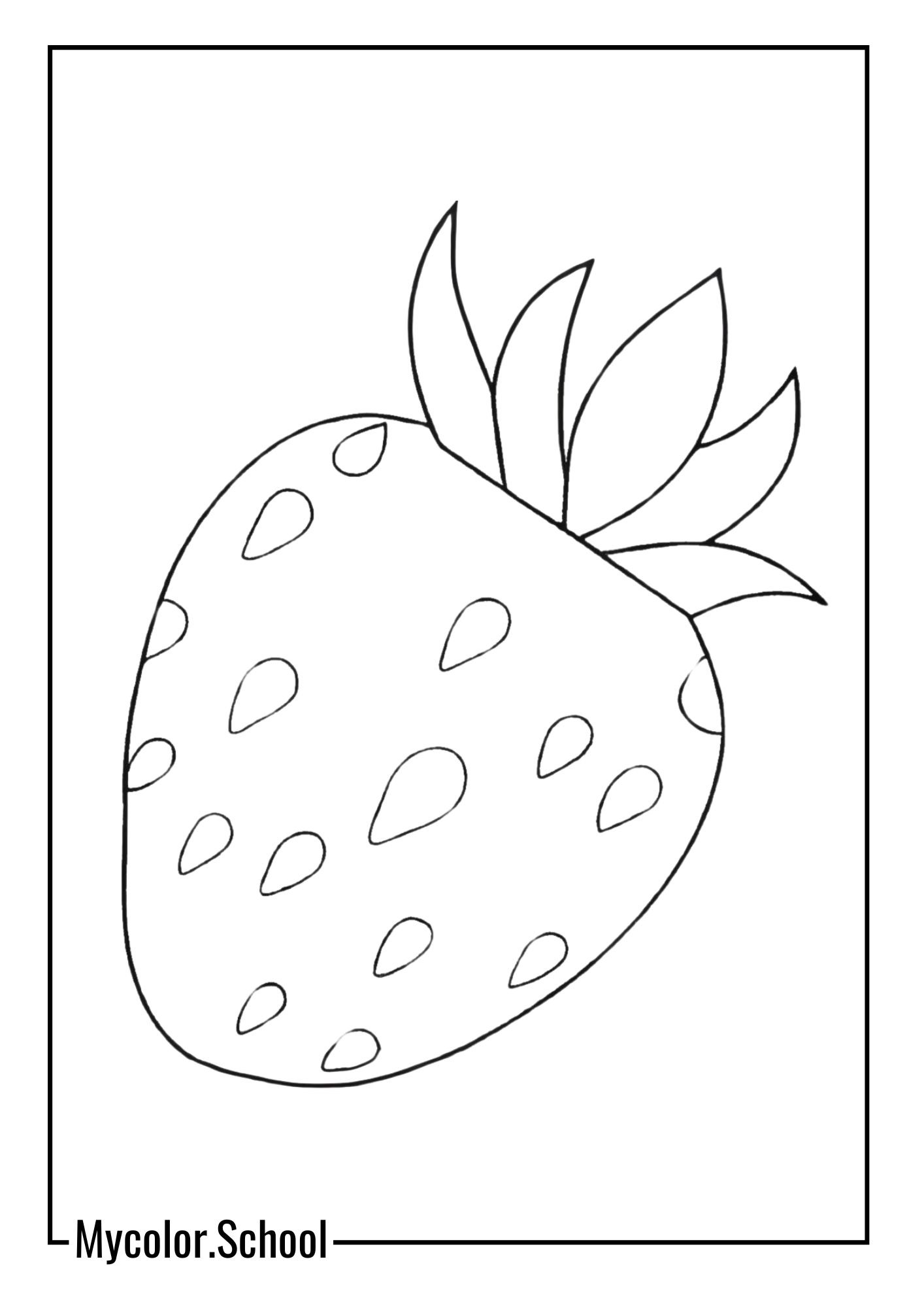 Berry Coloring Pages memorable fruit