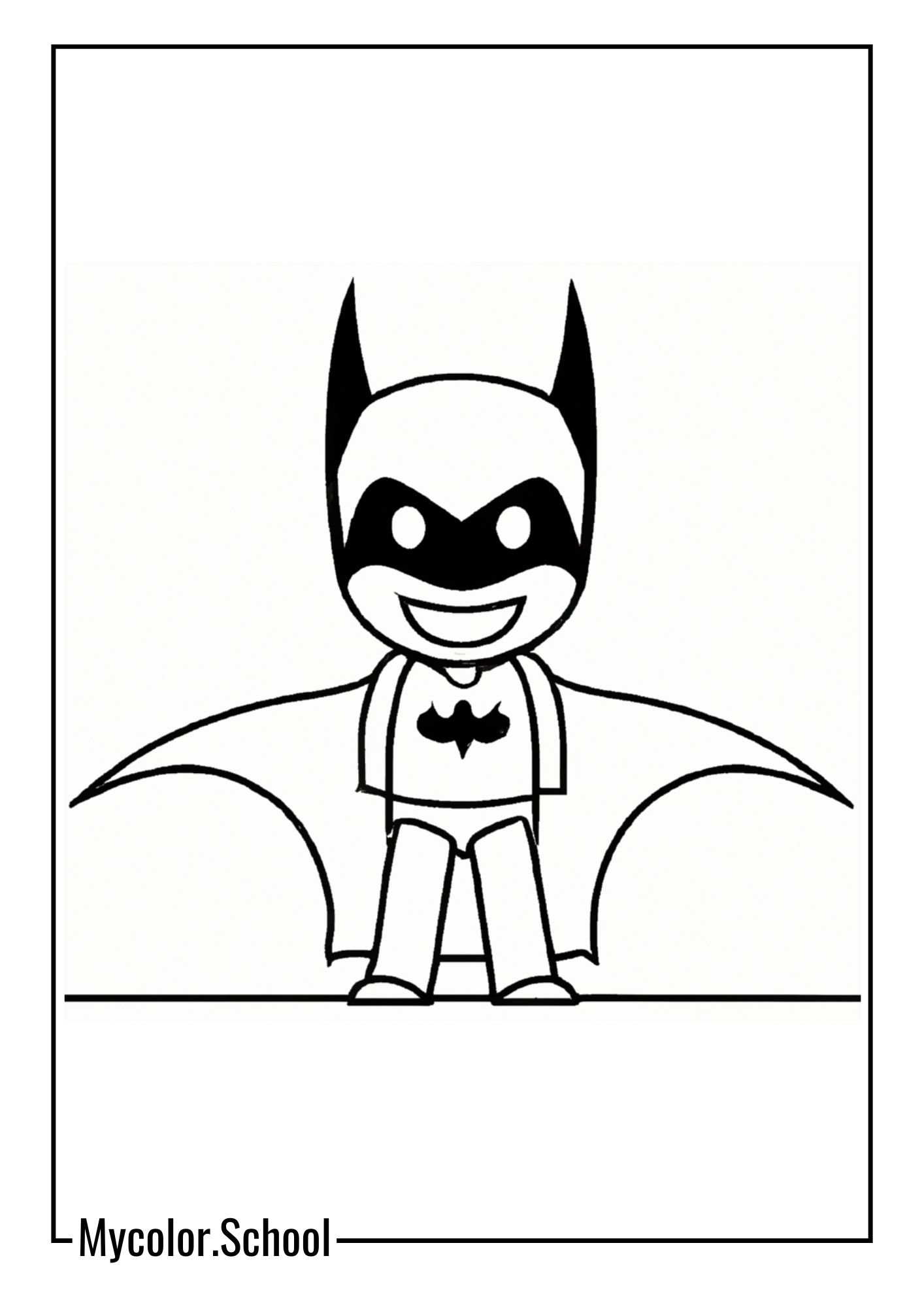 Boys Coloring Pages darker hero, Batman is the perfect choice