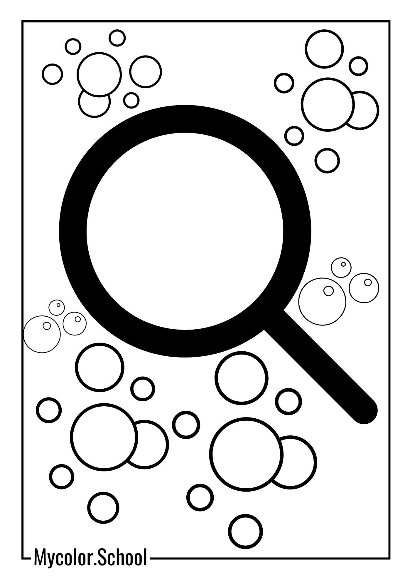 Bubble Coloring Pages bubble-themed