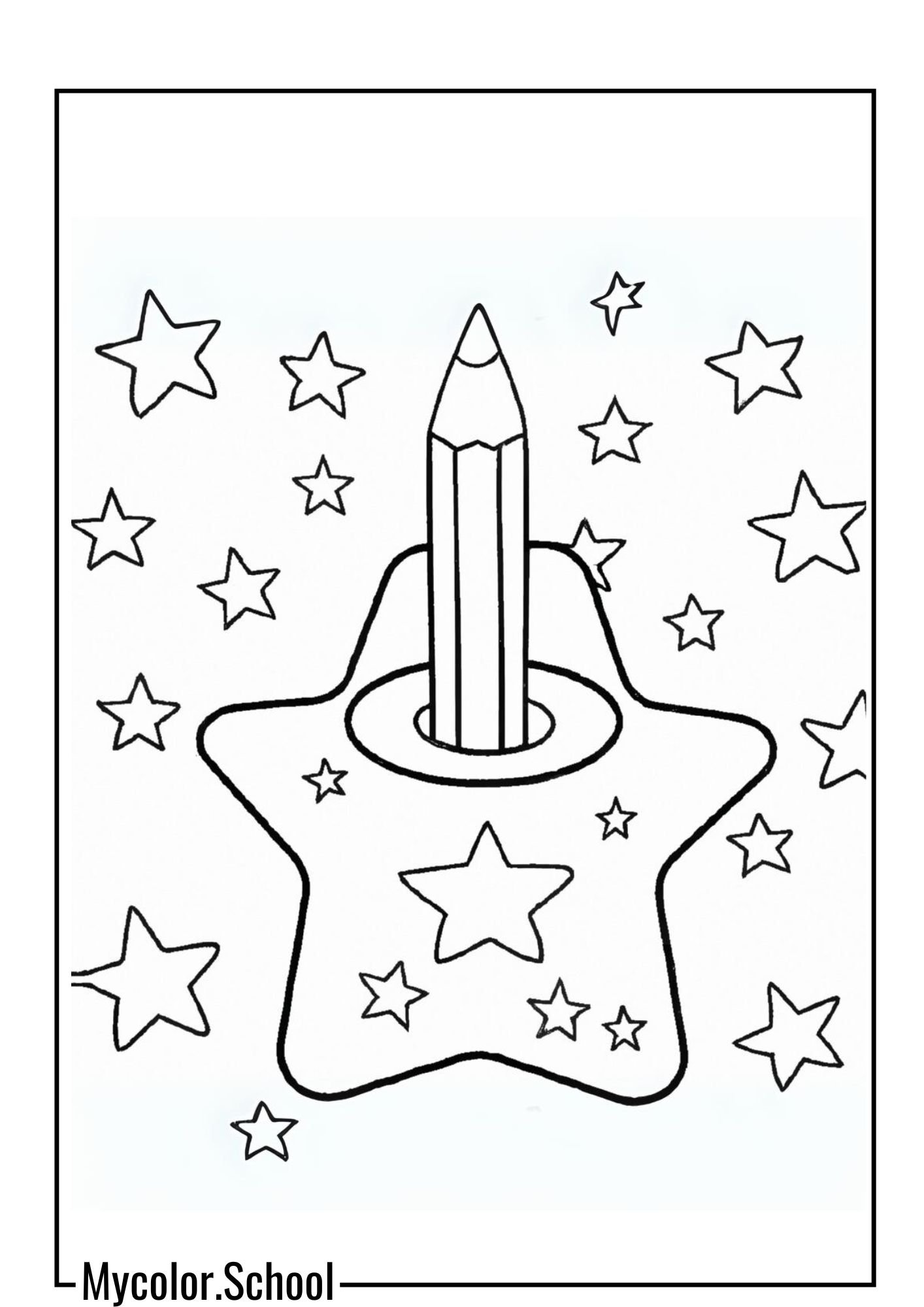Candle Coloring Pages Pastel Power
