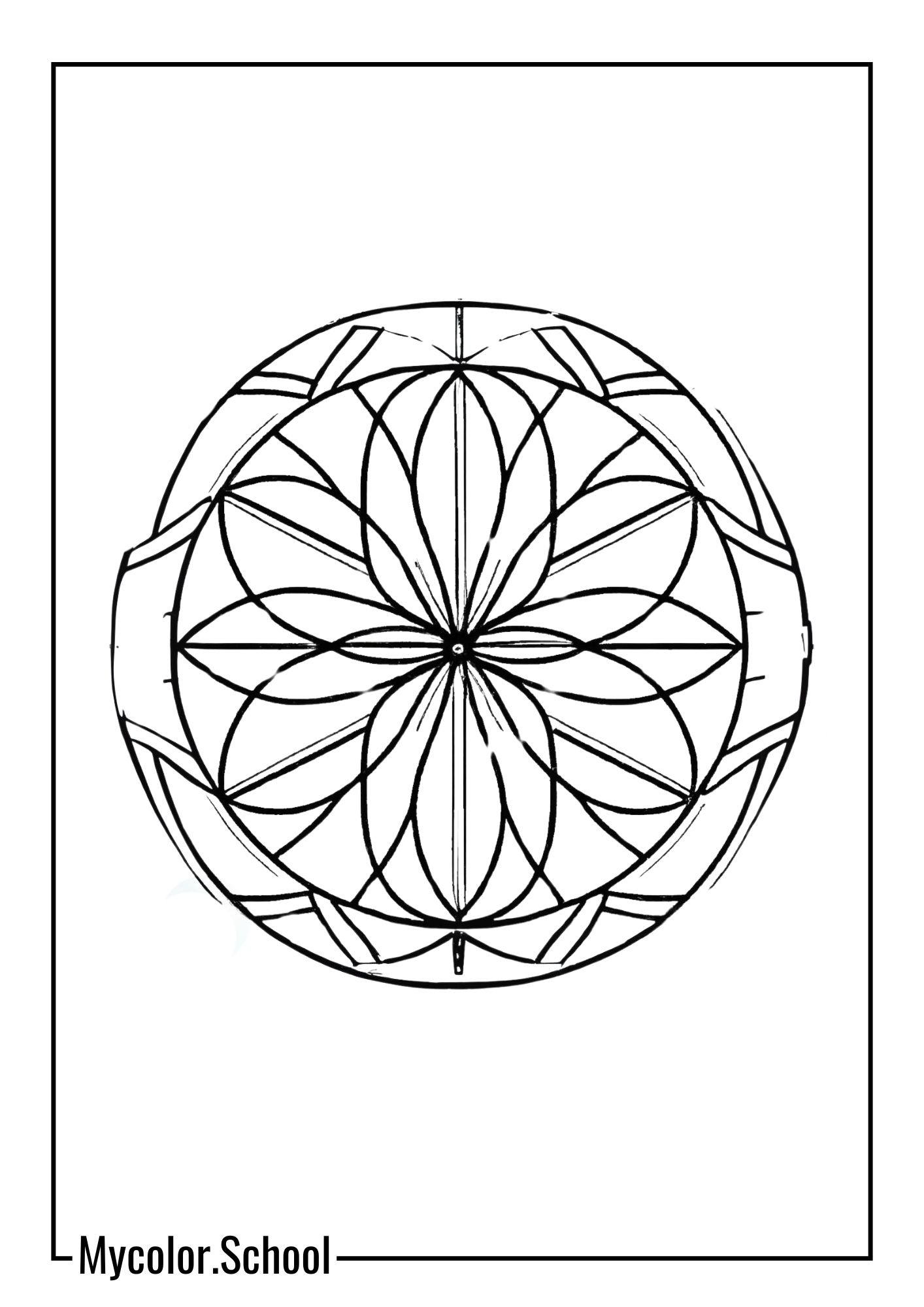 Coconut Coloring Pages coconut mandala