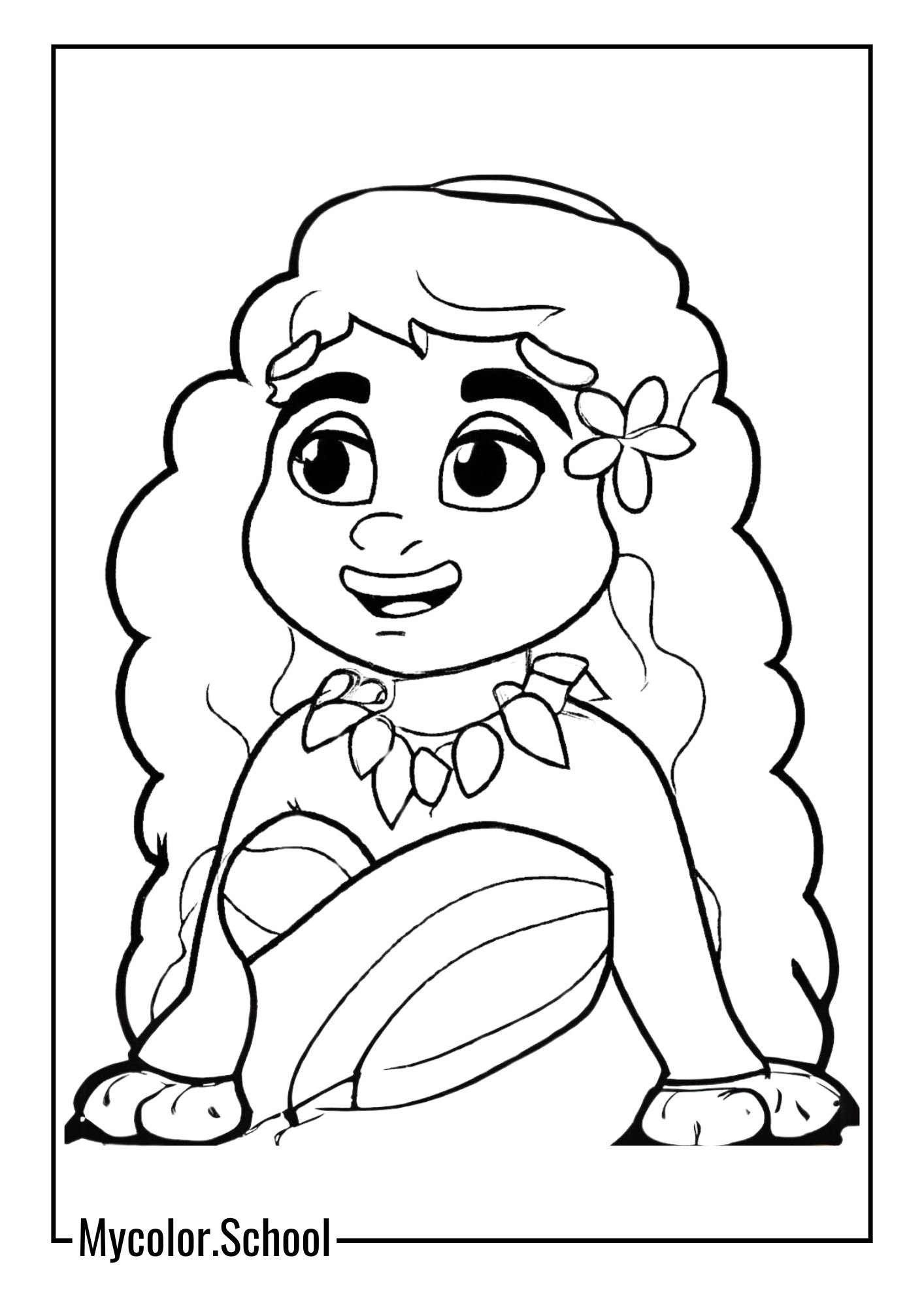 Disney Coloring Pages Moana