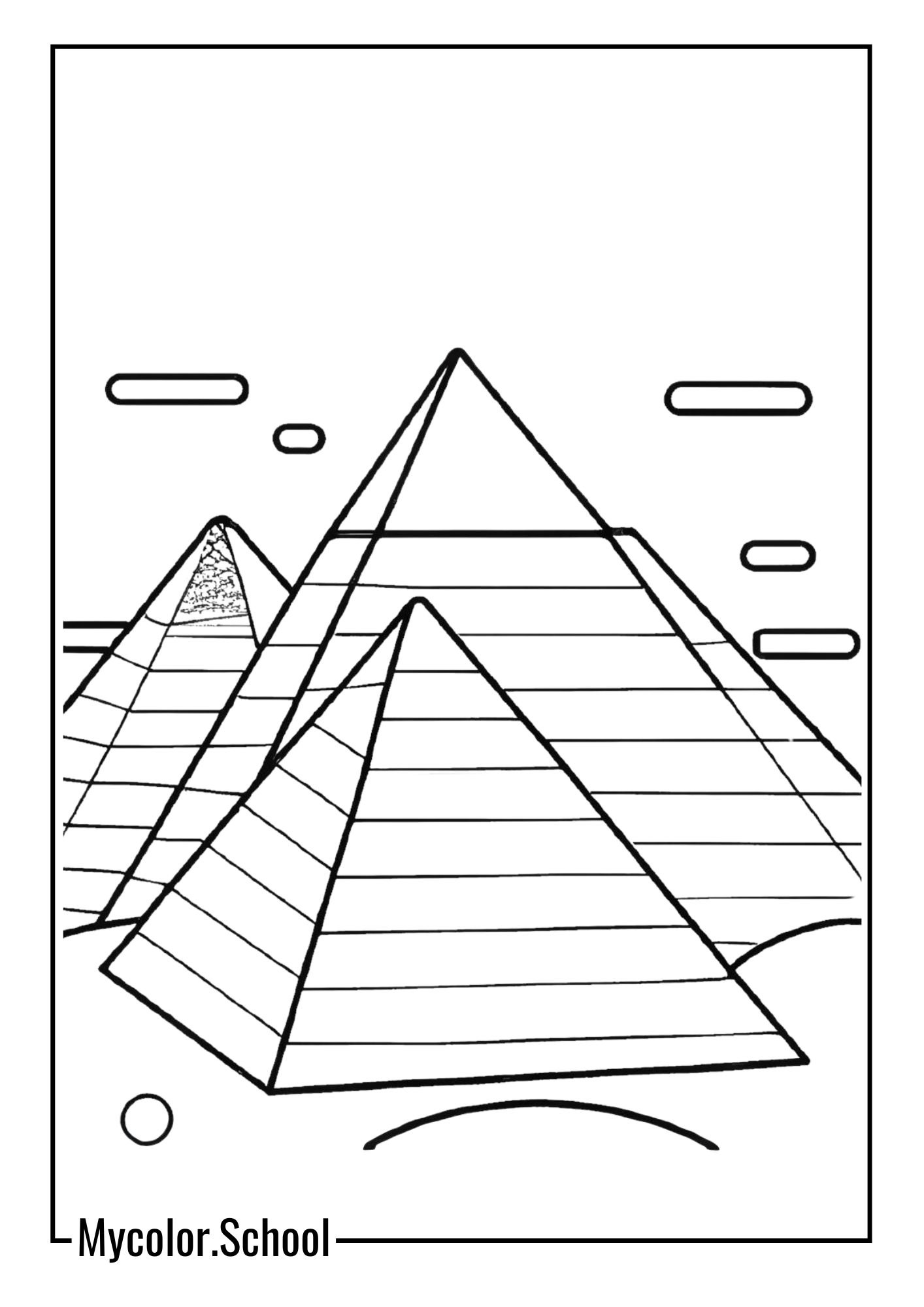 Globe Coloring Pages famous landmarks from around the world