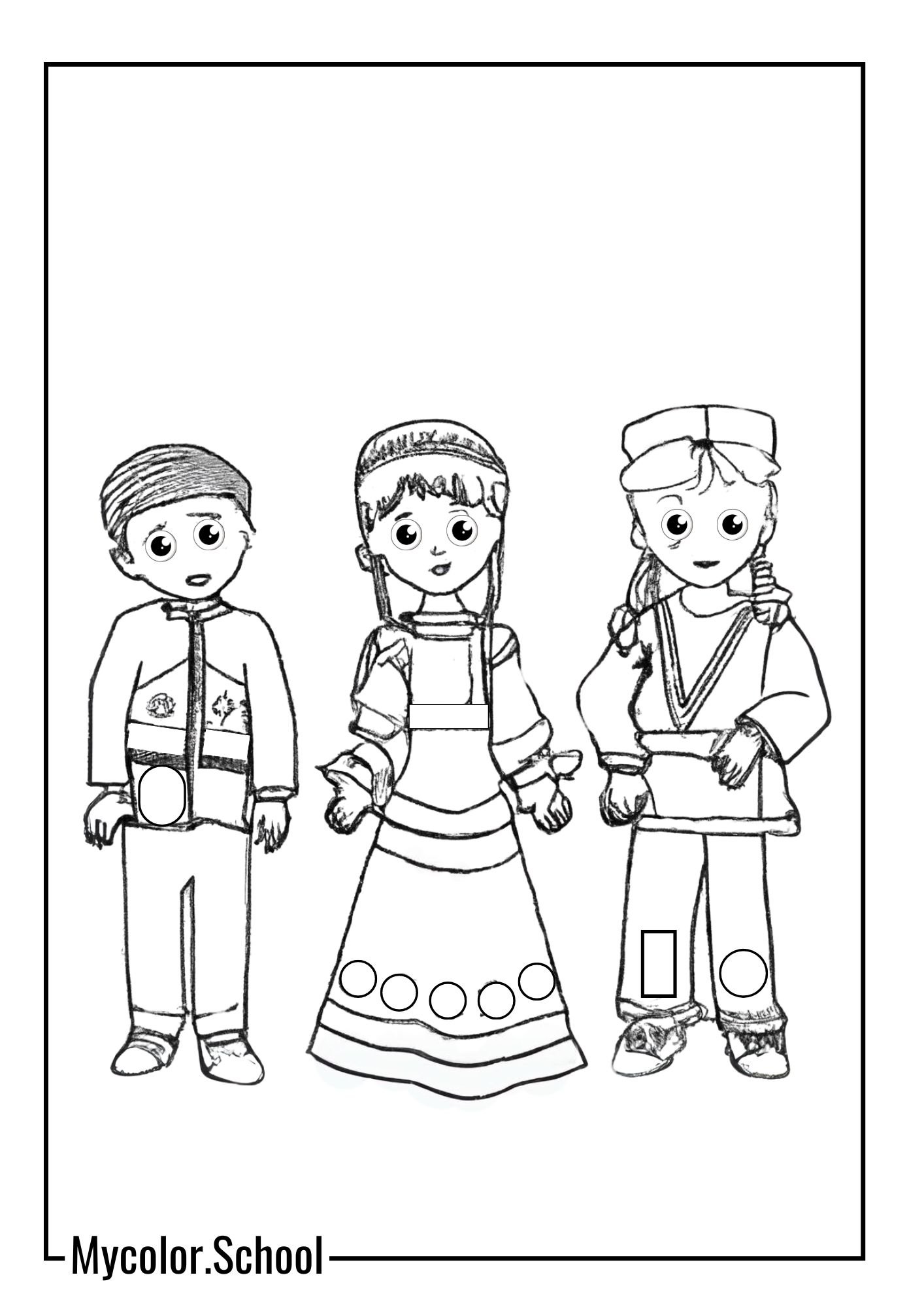 Globe Coloring Pages famous landmarks