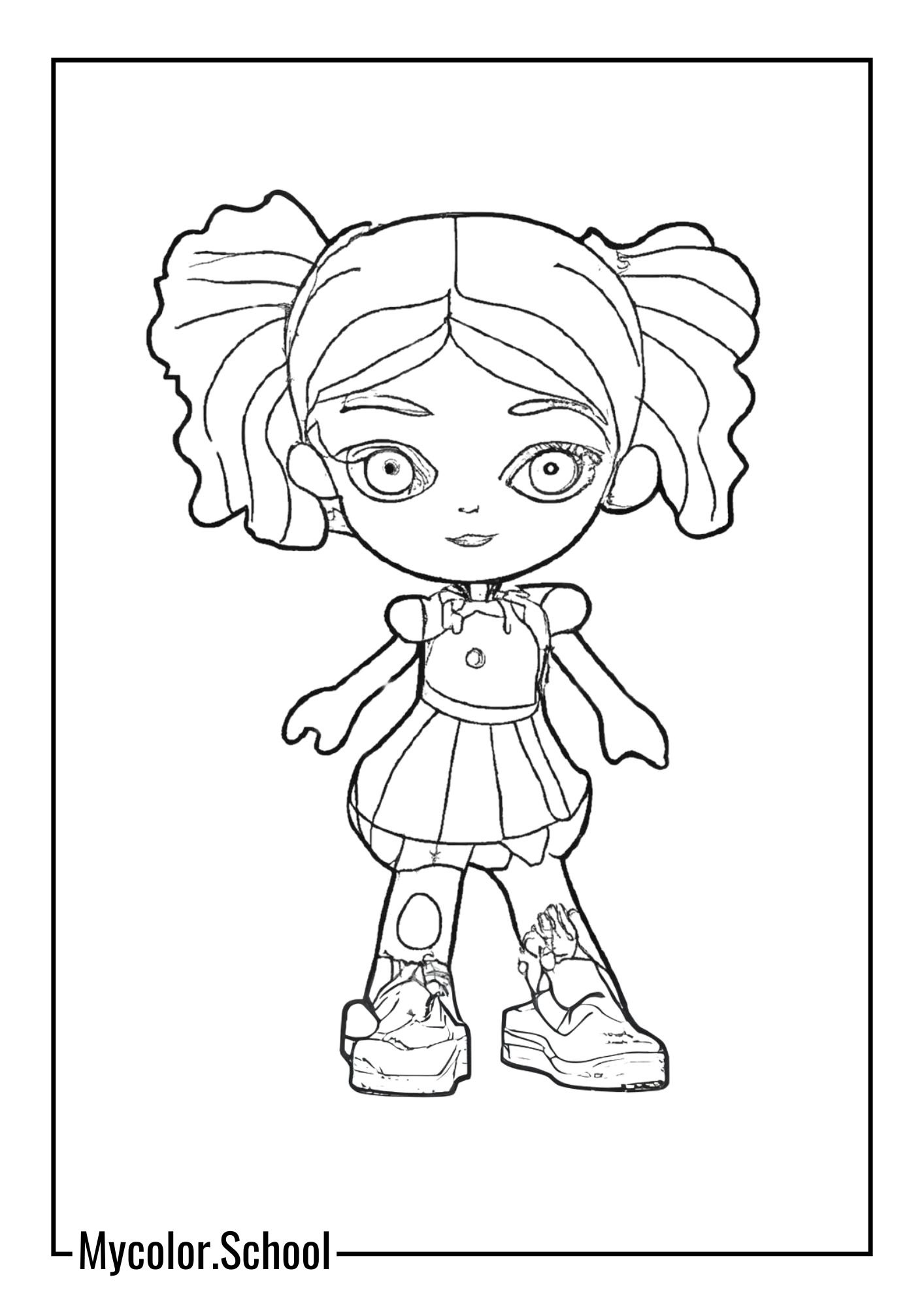 Lol Doll Coloring Pages Quiet Doll