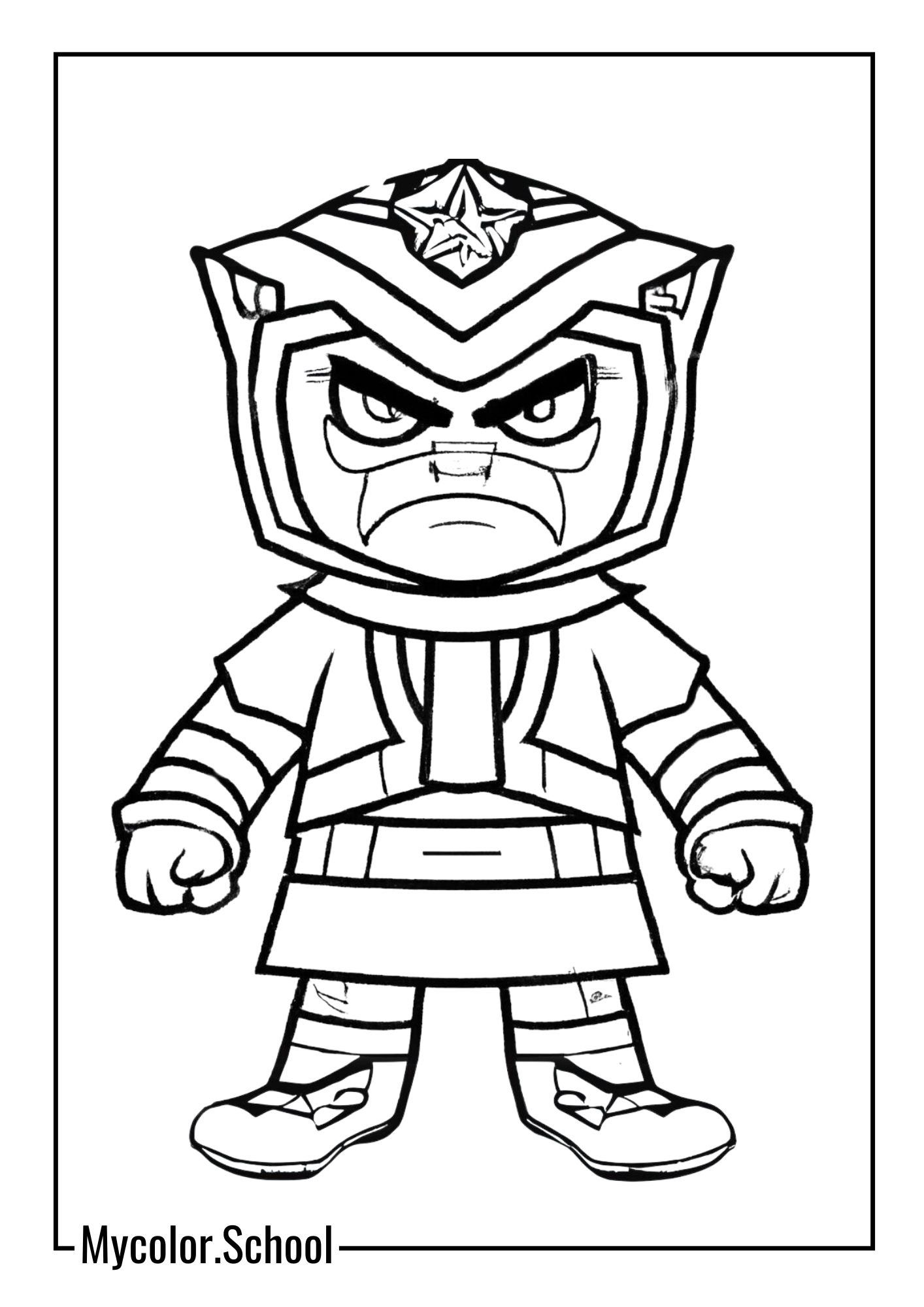 Ninjago Coloring Pages fearsome villains of Ninjago