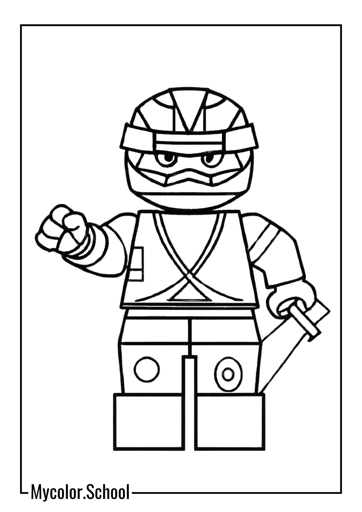 Ninjago Coloring Pages ninjago