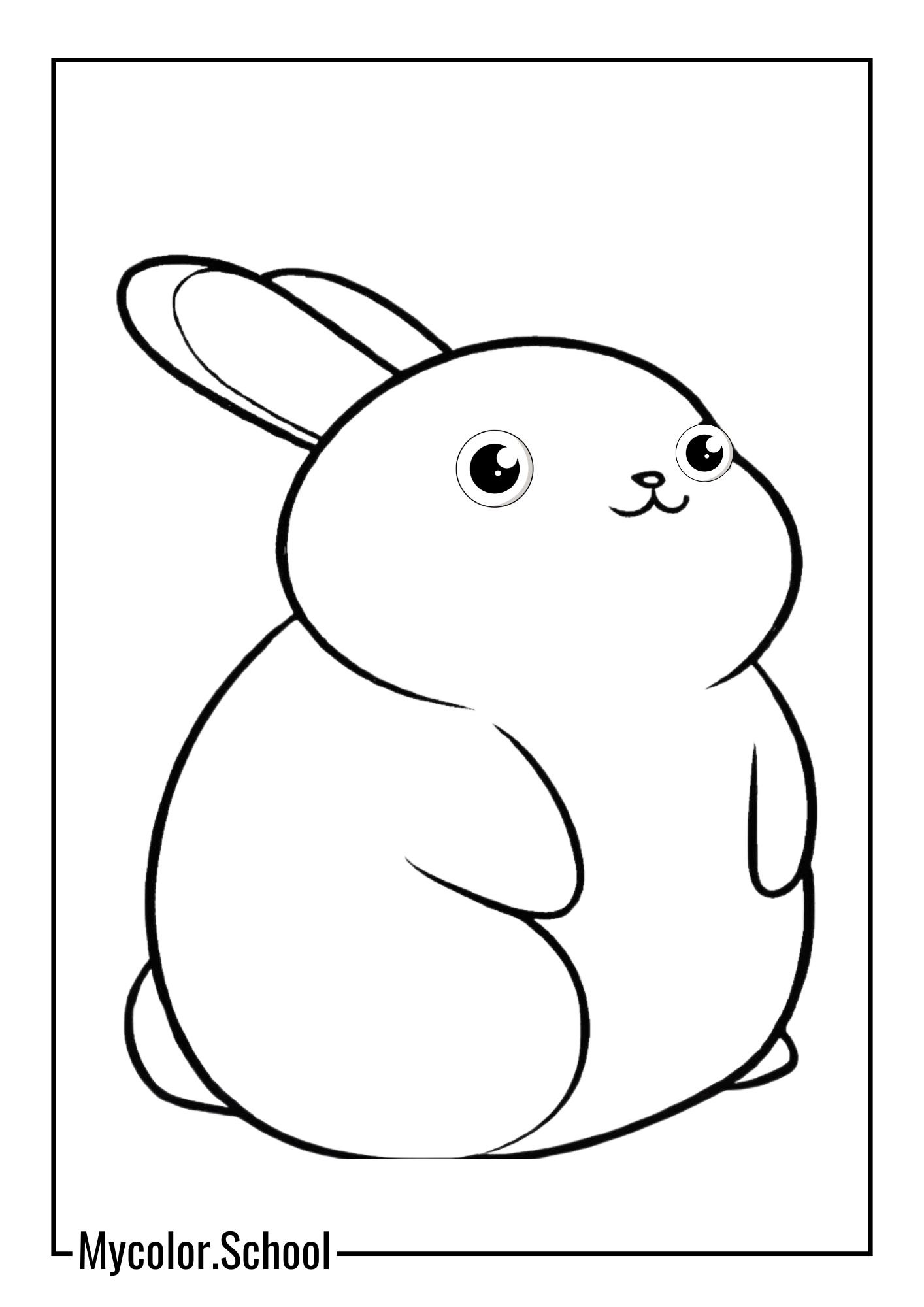 Pooh Coloring Pages Rabbit