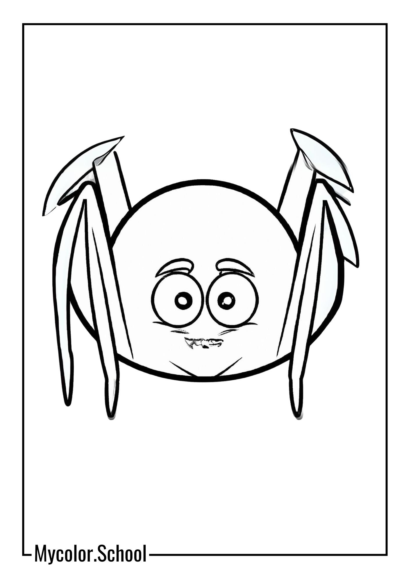 Spooky Coloring Pages creepy spider