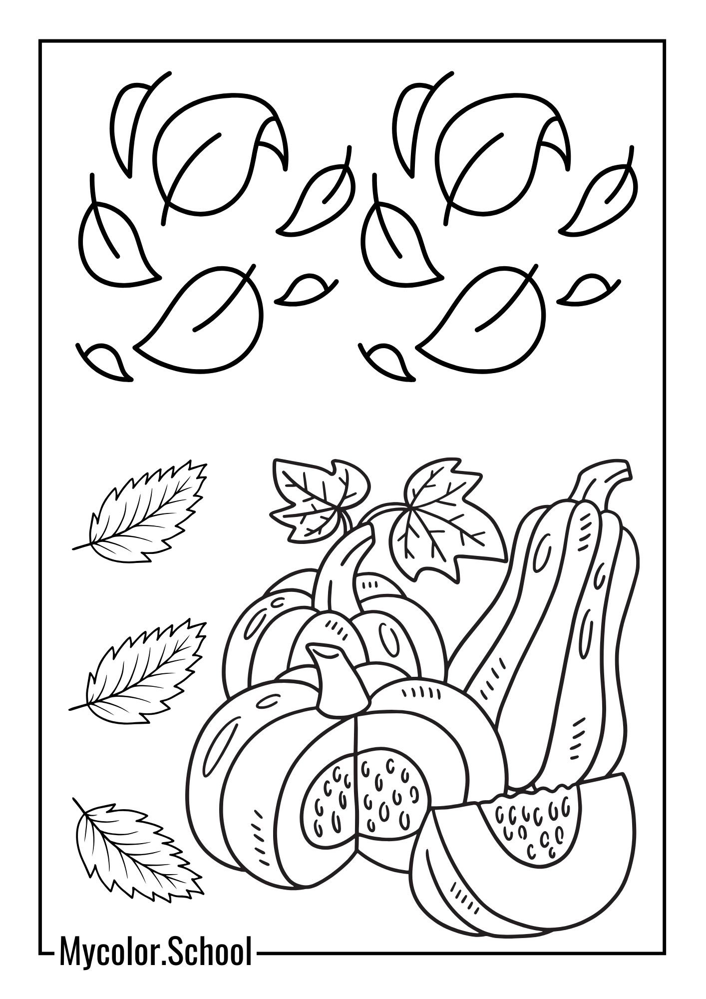 Autumn Coloring Pages adorable fruit
