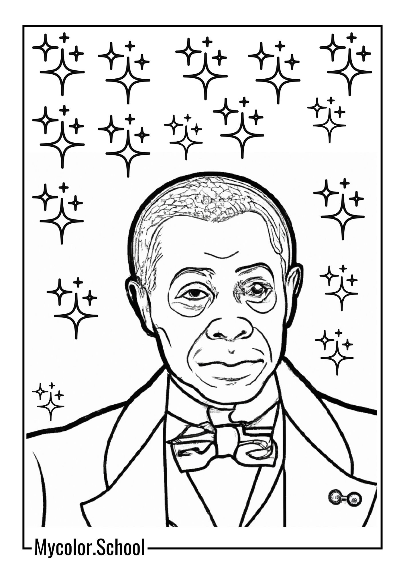 Black History Month Coloring Pages Obama