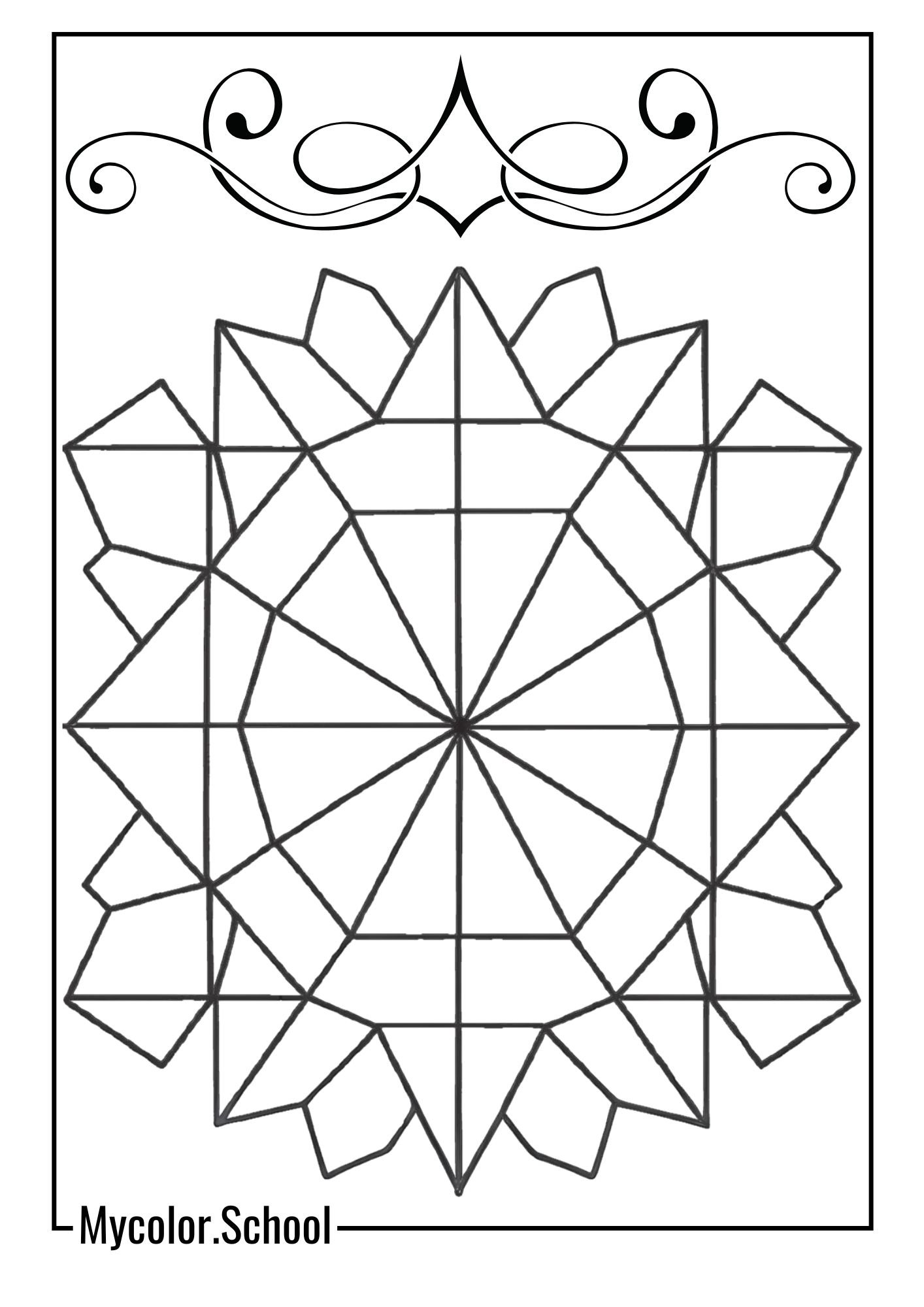 Detailed Coloring Pages cute intricate patterns