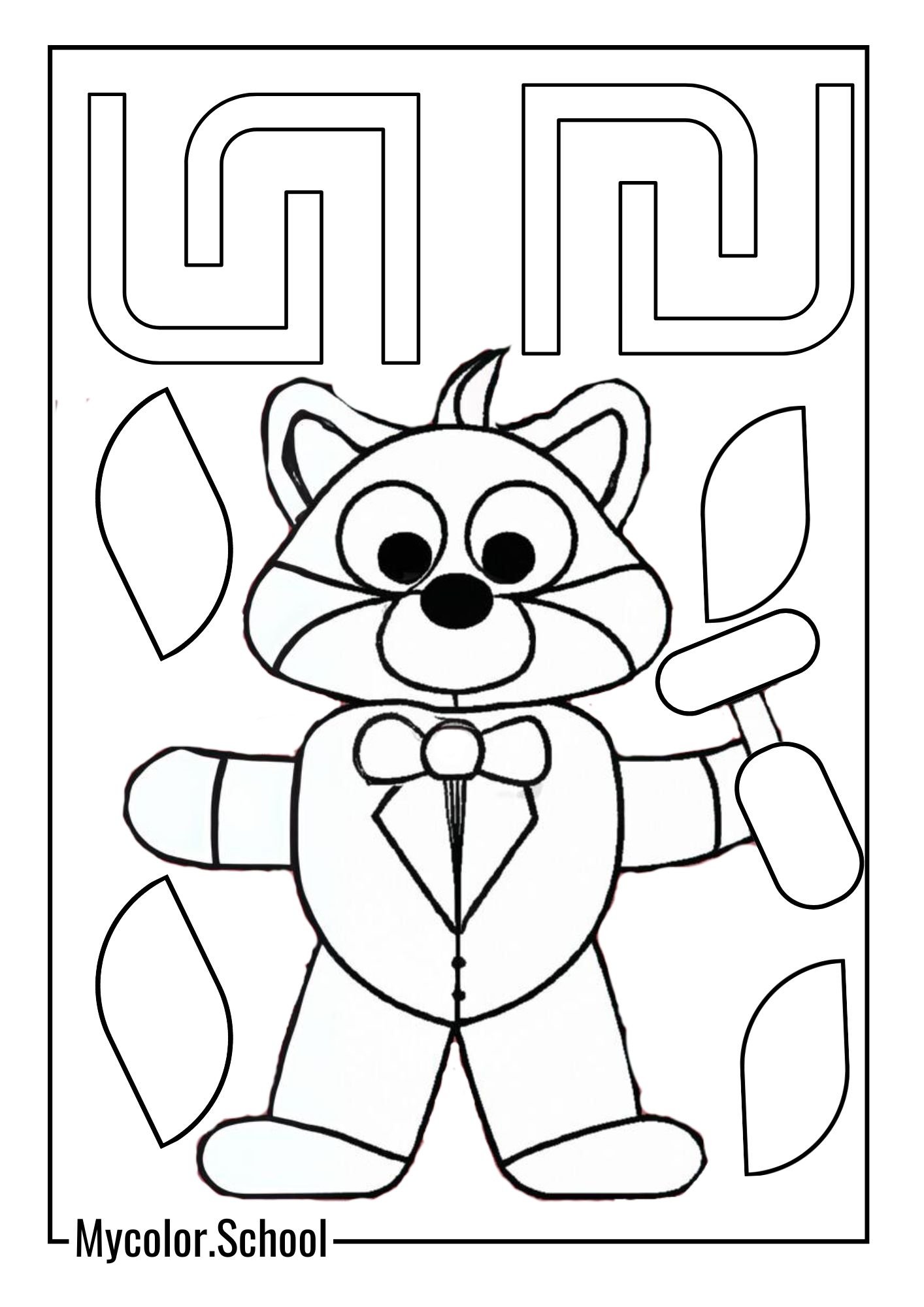 Fnaf Coloring Pages mischievous character Mangle