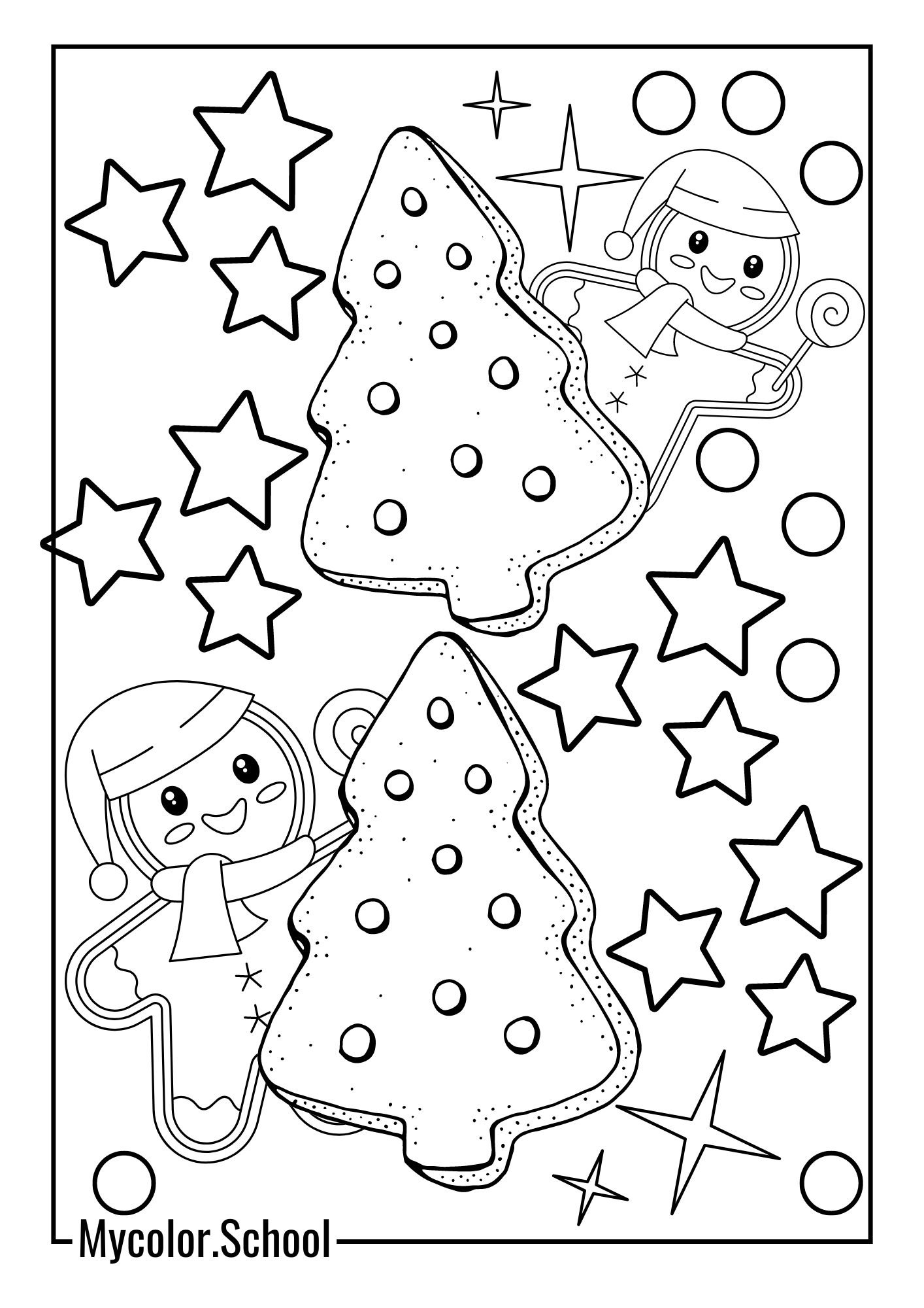Gingerbread Coloring Pages lovely gingerbread