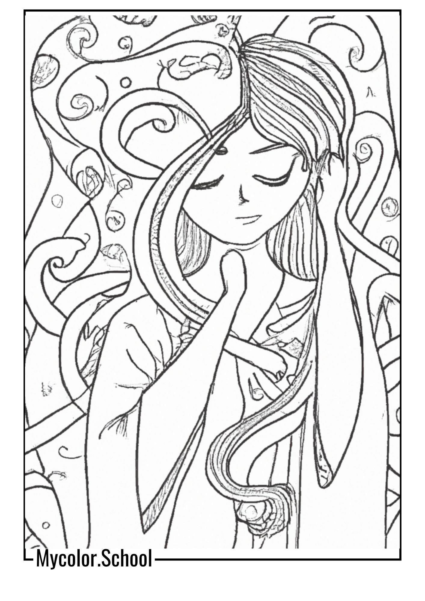 Hard Coloring Pages Coloring Pages Women