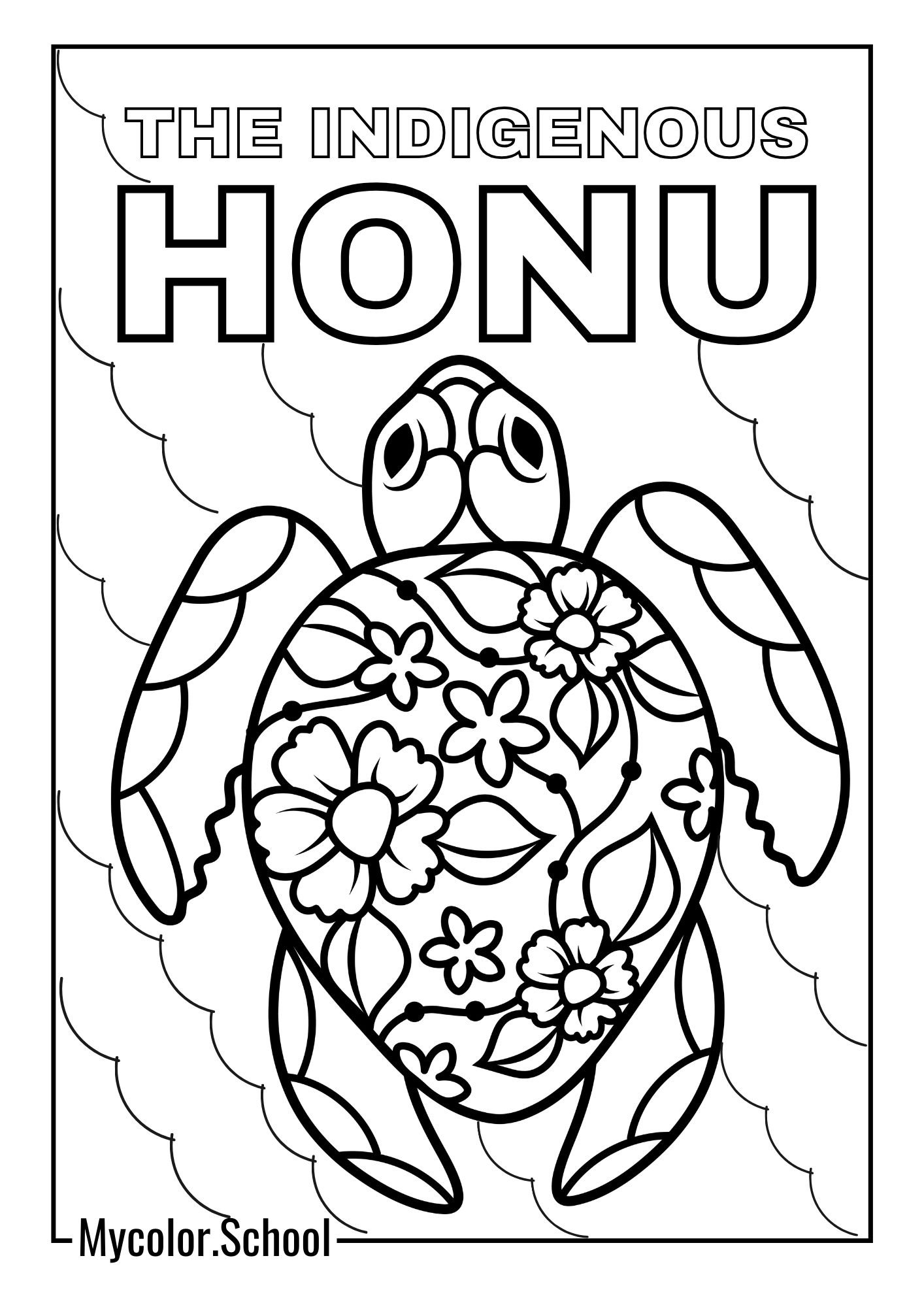 Hawaii Coloring Pages Valuable thing