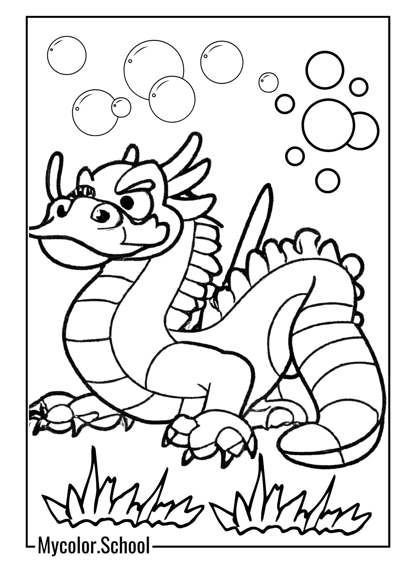 Mushu Coloring Pages Mischievous Mushu