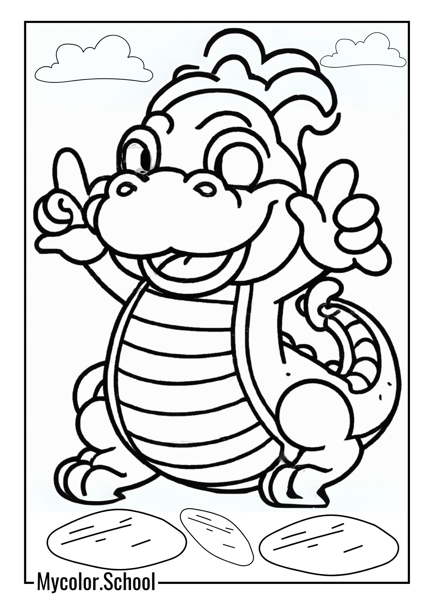 Mushu Coloring Pages Proud Mushu