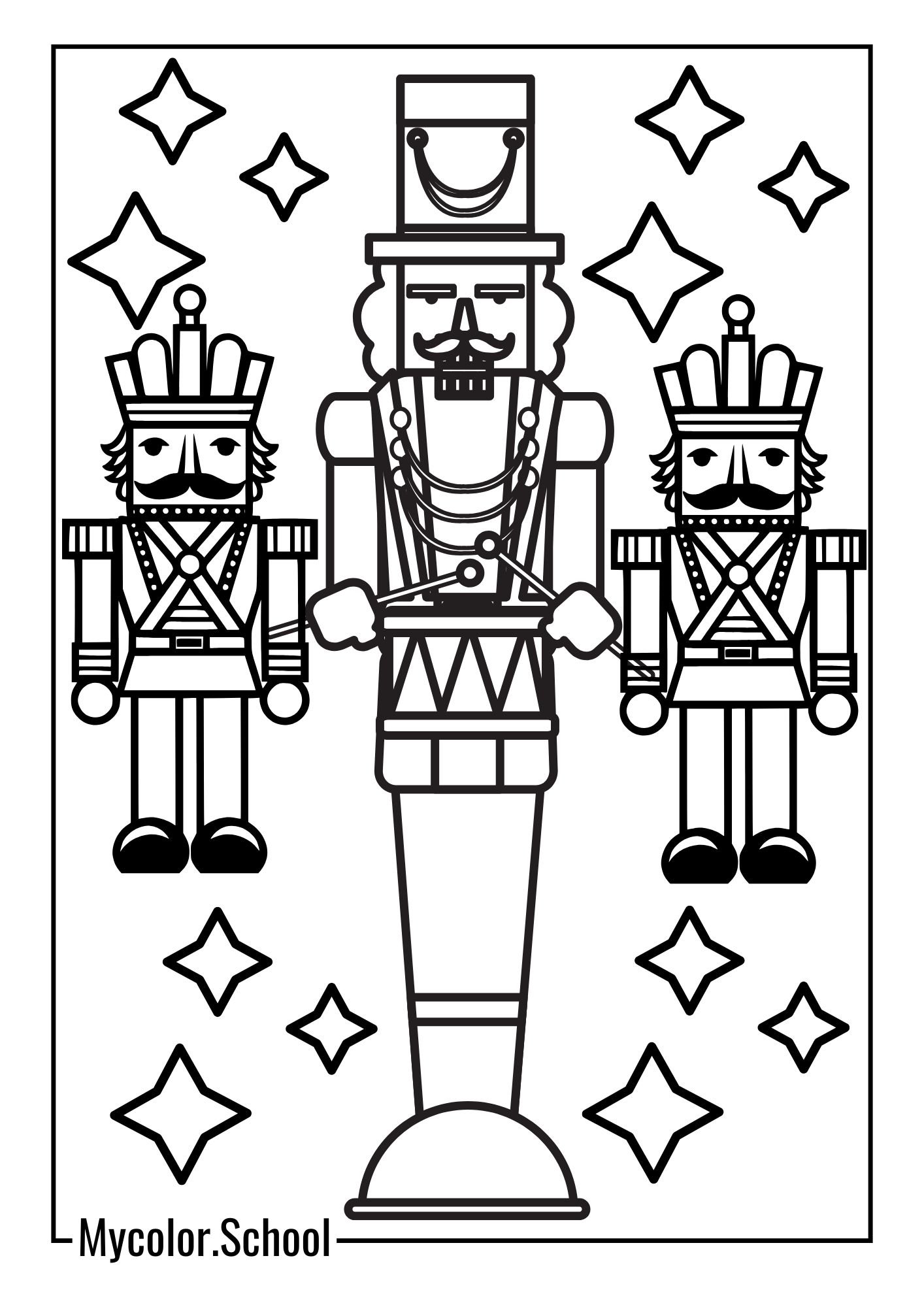 Nutcracker Coloring Pages Classic