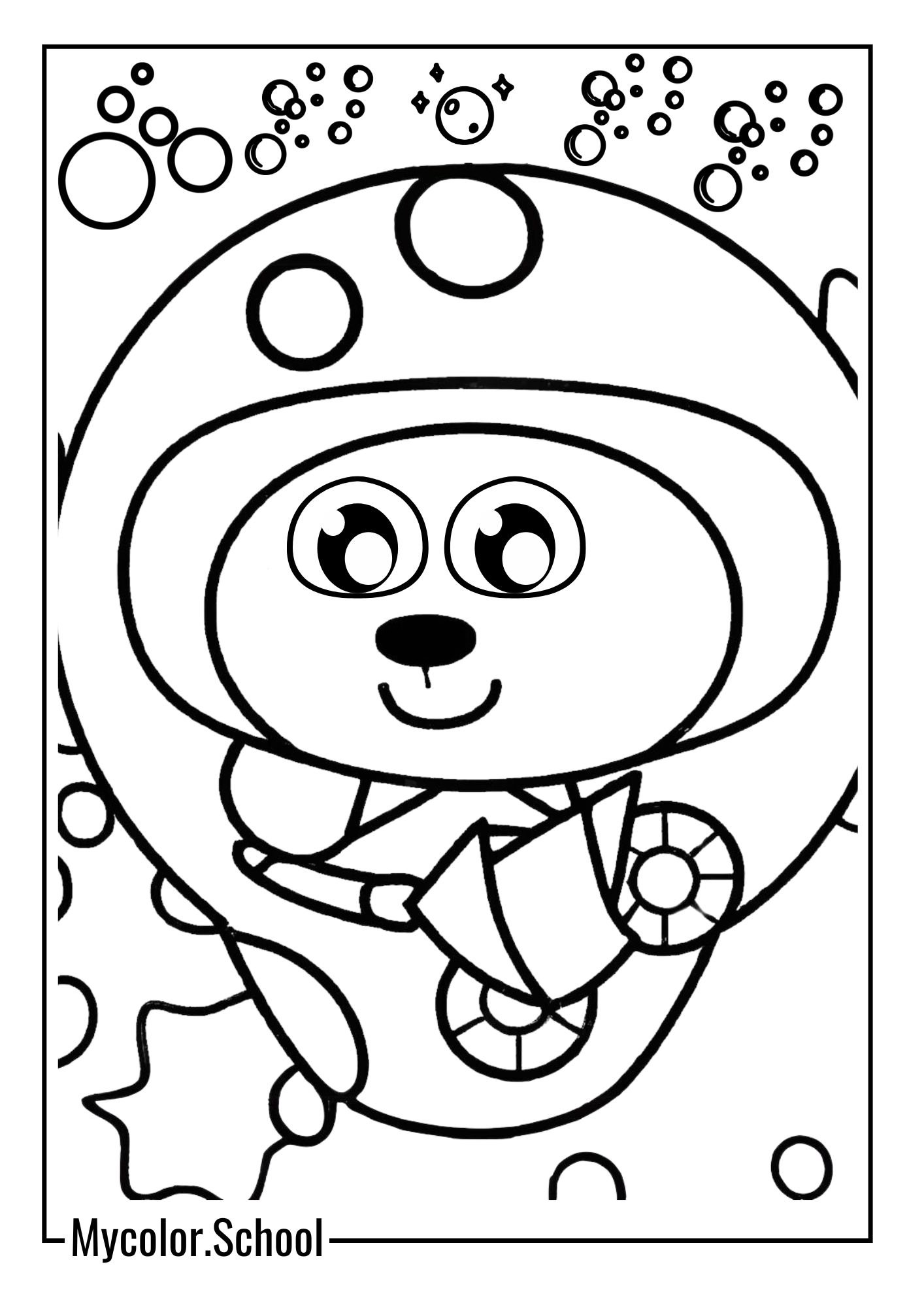 Octonauts Coloring Pages Shellington