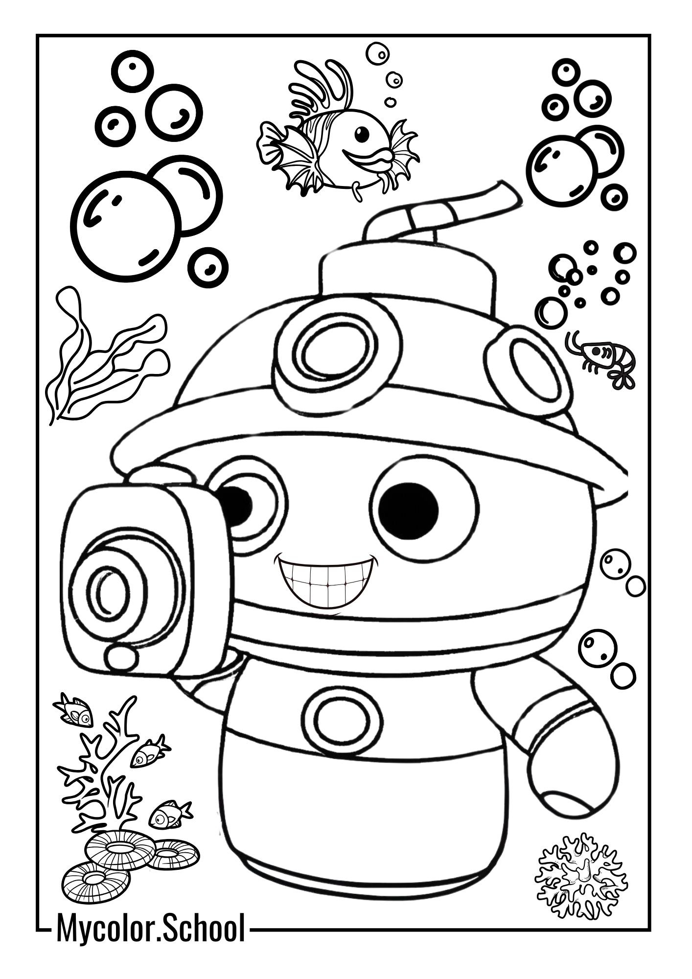 Octonauts Coloring Pages Dashi