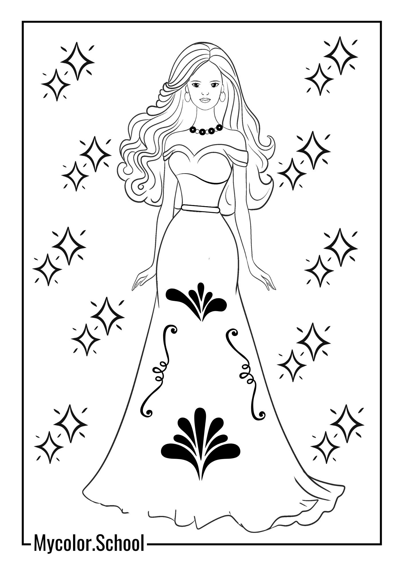 People Coloring Pages fashion designer at work