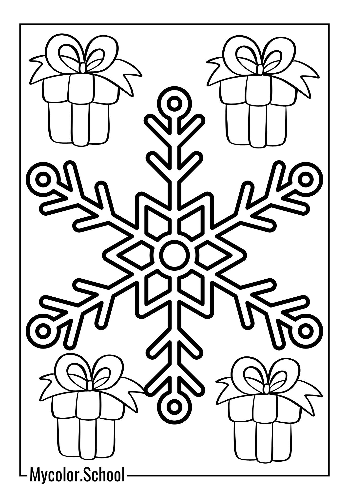 Snowflake Coloring Pages Fleeting