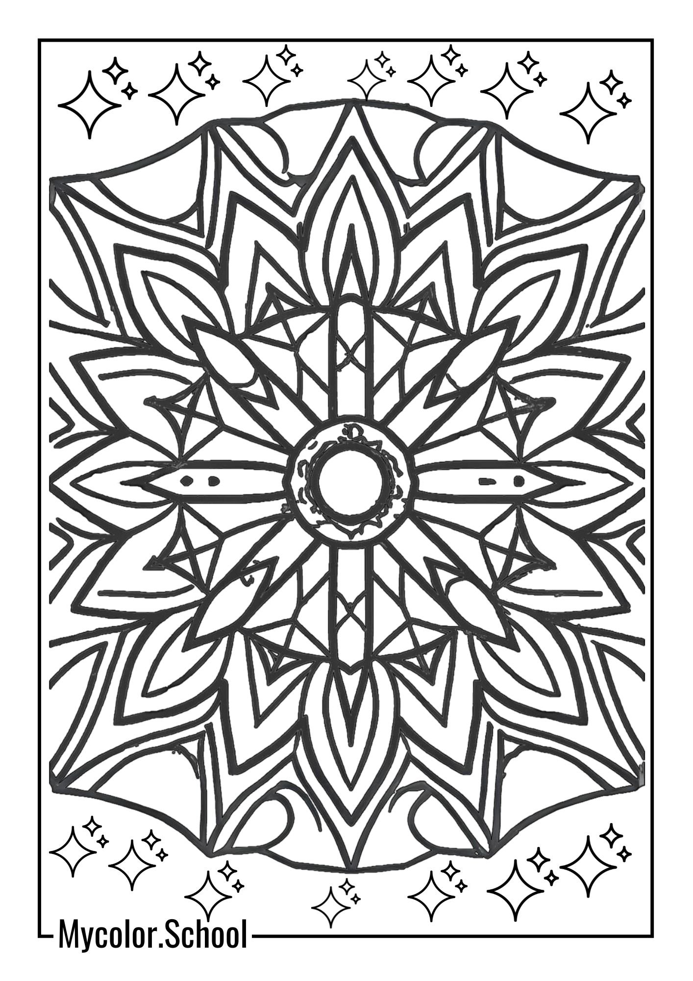 Teenage Coloring Pages Nature Flower
