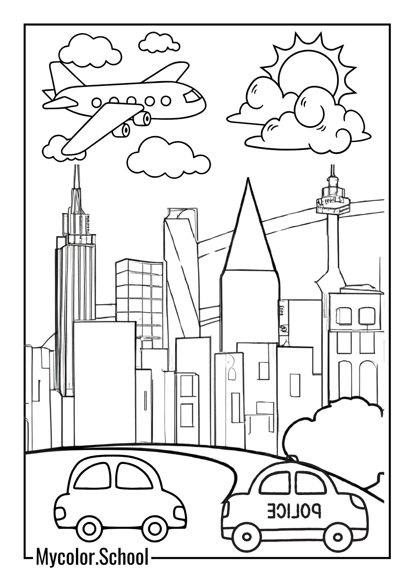 City Coloring Pages City