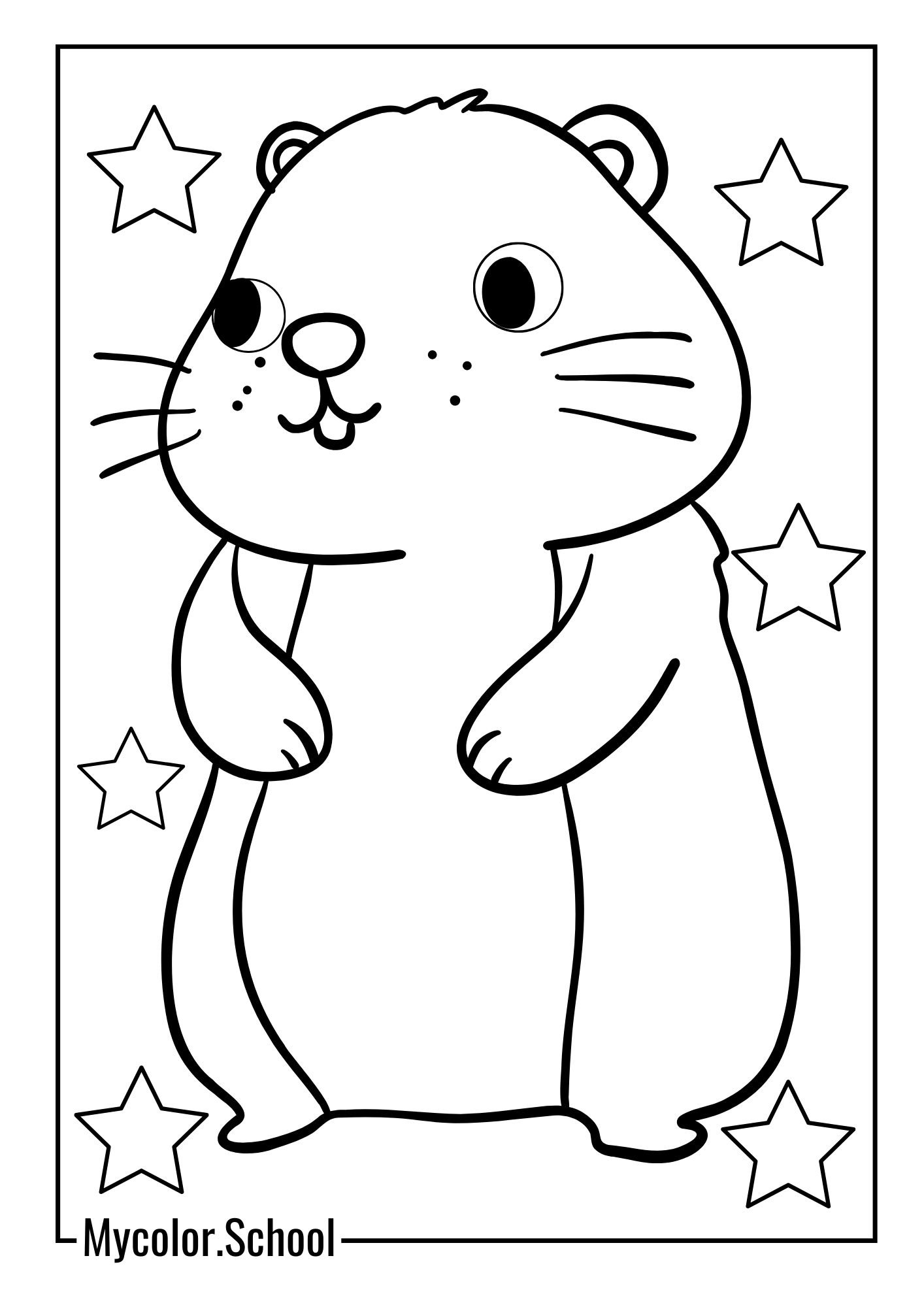 Groundhog Coloring Pages adorable groundhog