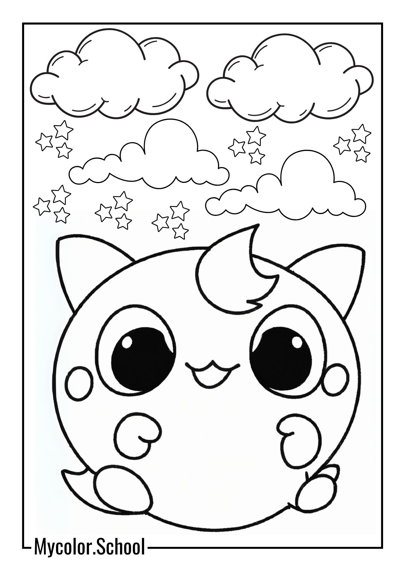 7 Duilleagan dathte Jigglypuff - Jigglypuff Coloring Pages 2