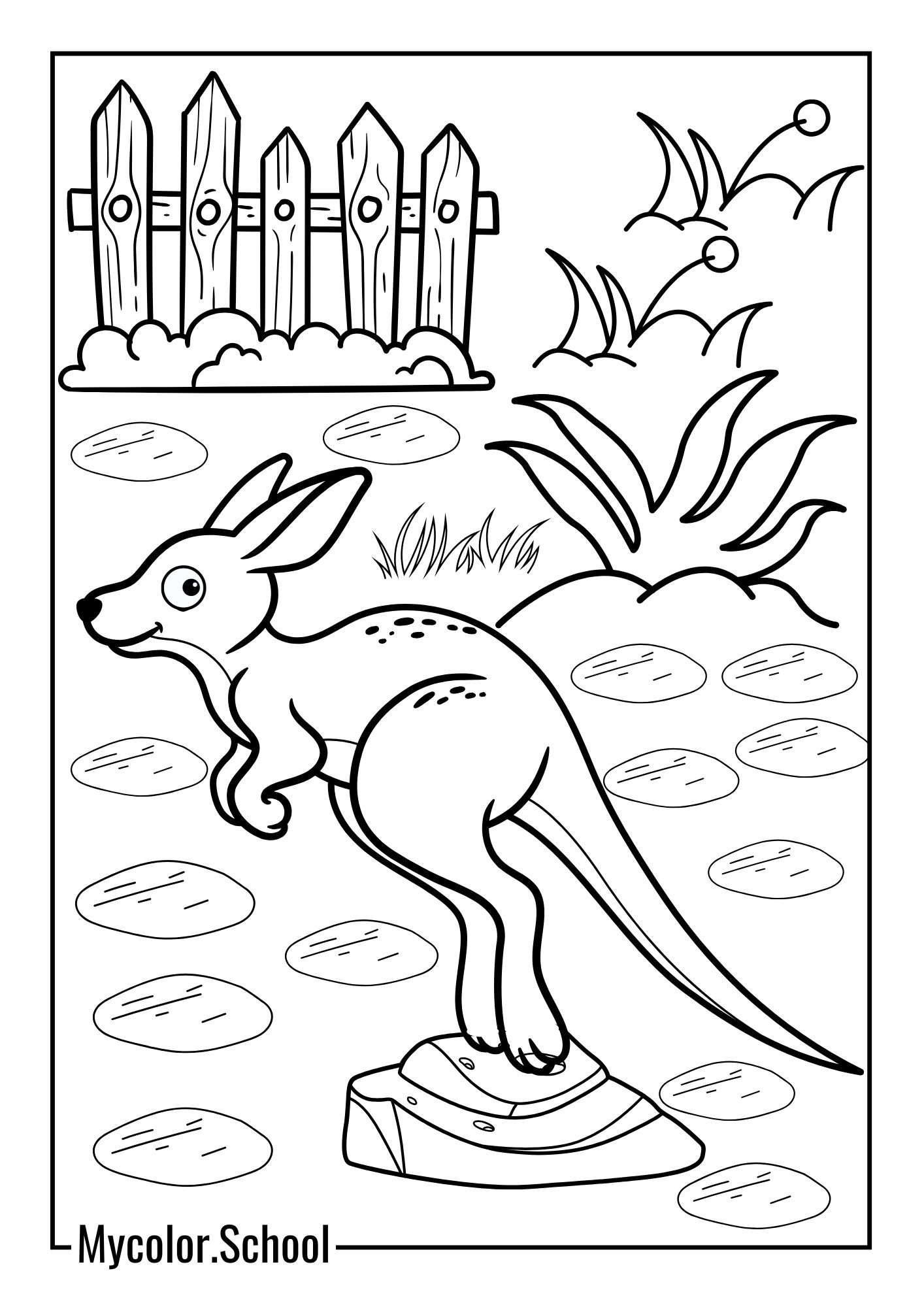 Kangaroo Coloring Pages Kangaroo Adaptable