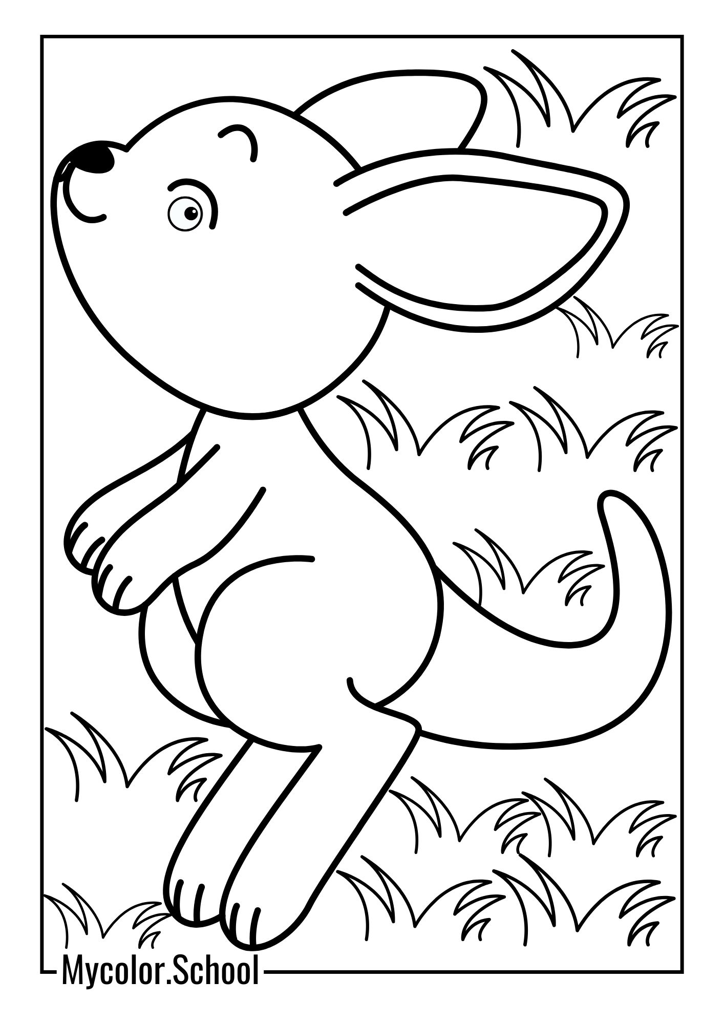 Kangaroo Coloring Pages Powerful Kangaroo