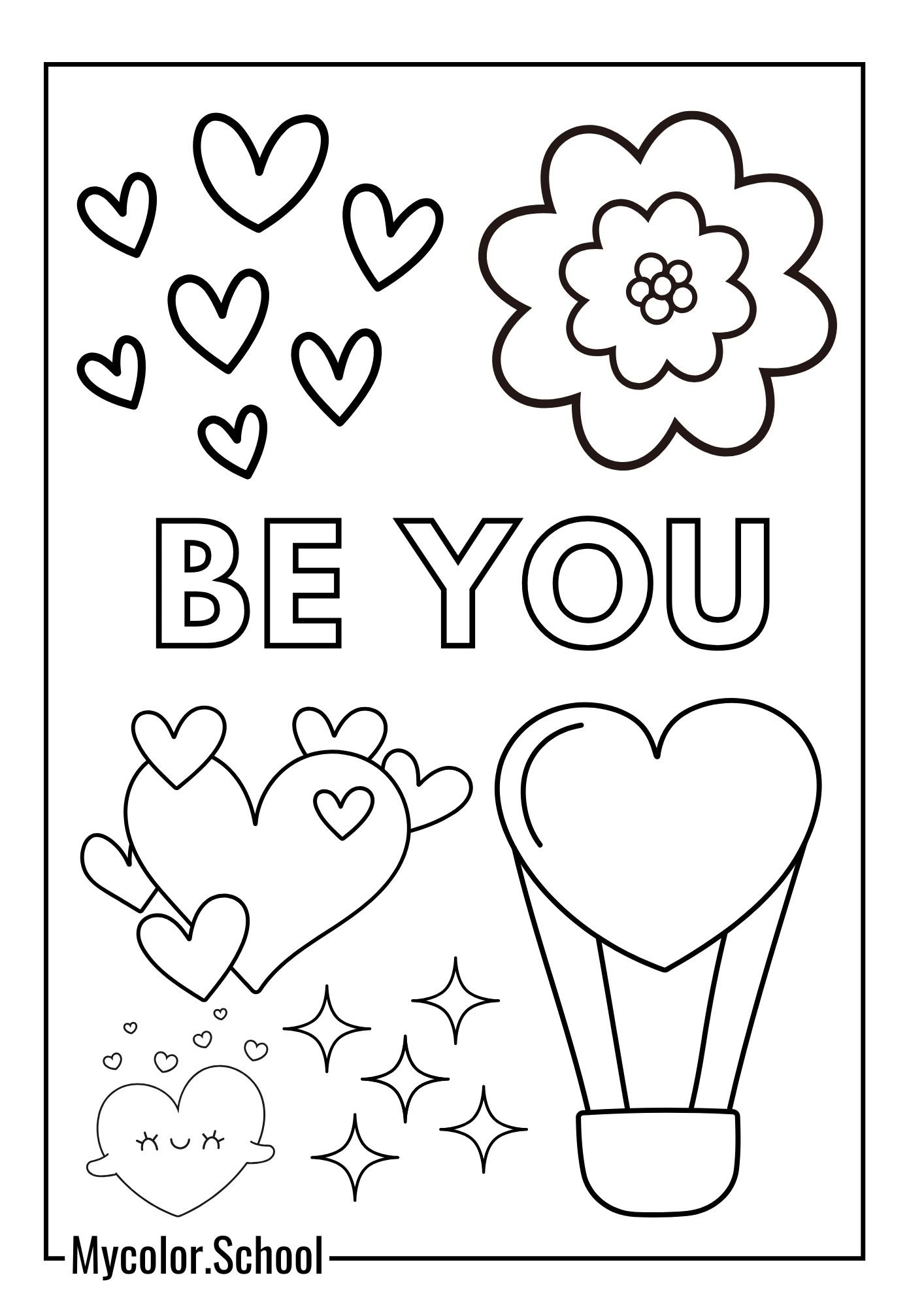 Lgbtq Coloring Pages Be You