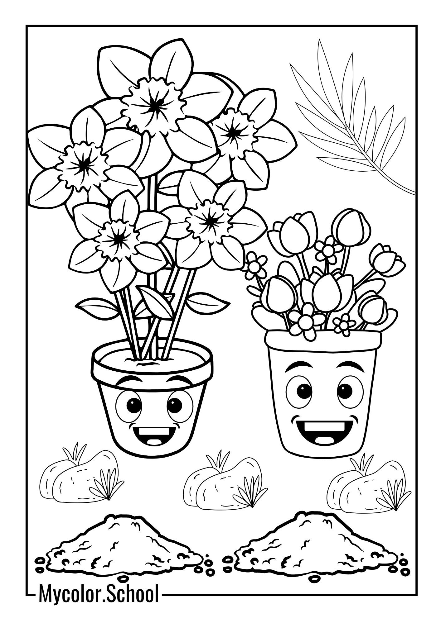 Pretty Coloring Pages Stunning Flower