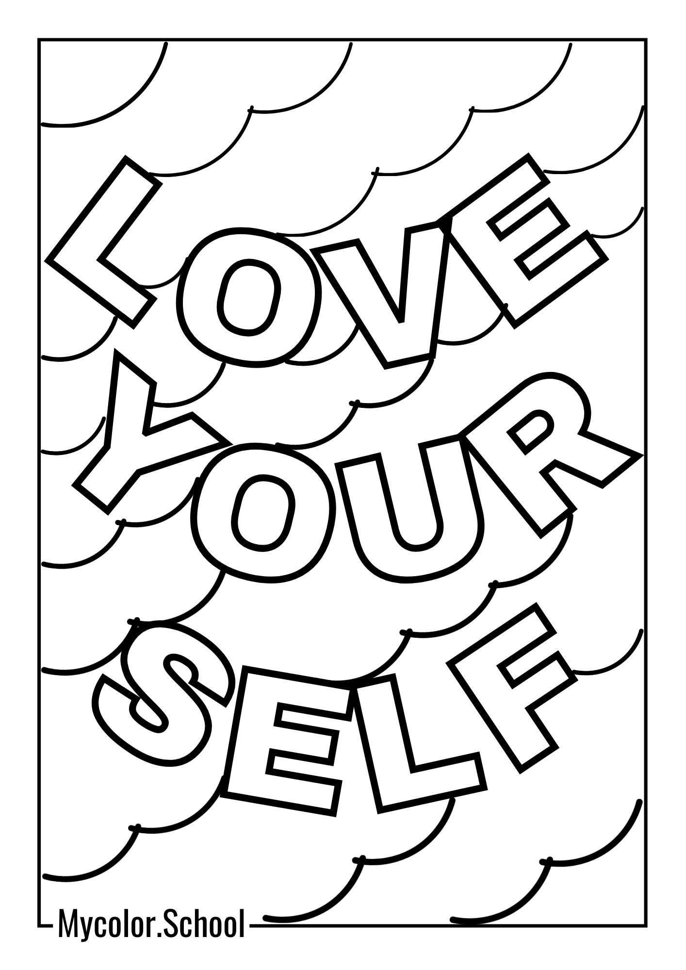 Word Coloring Pages Reminder for self