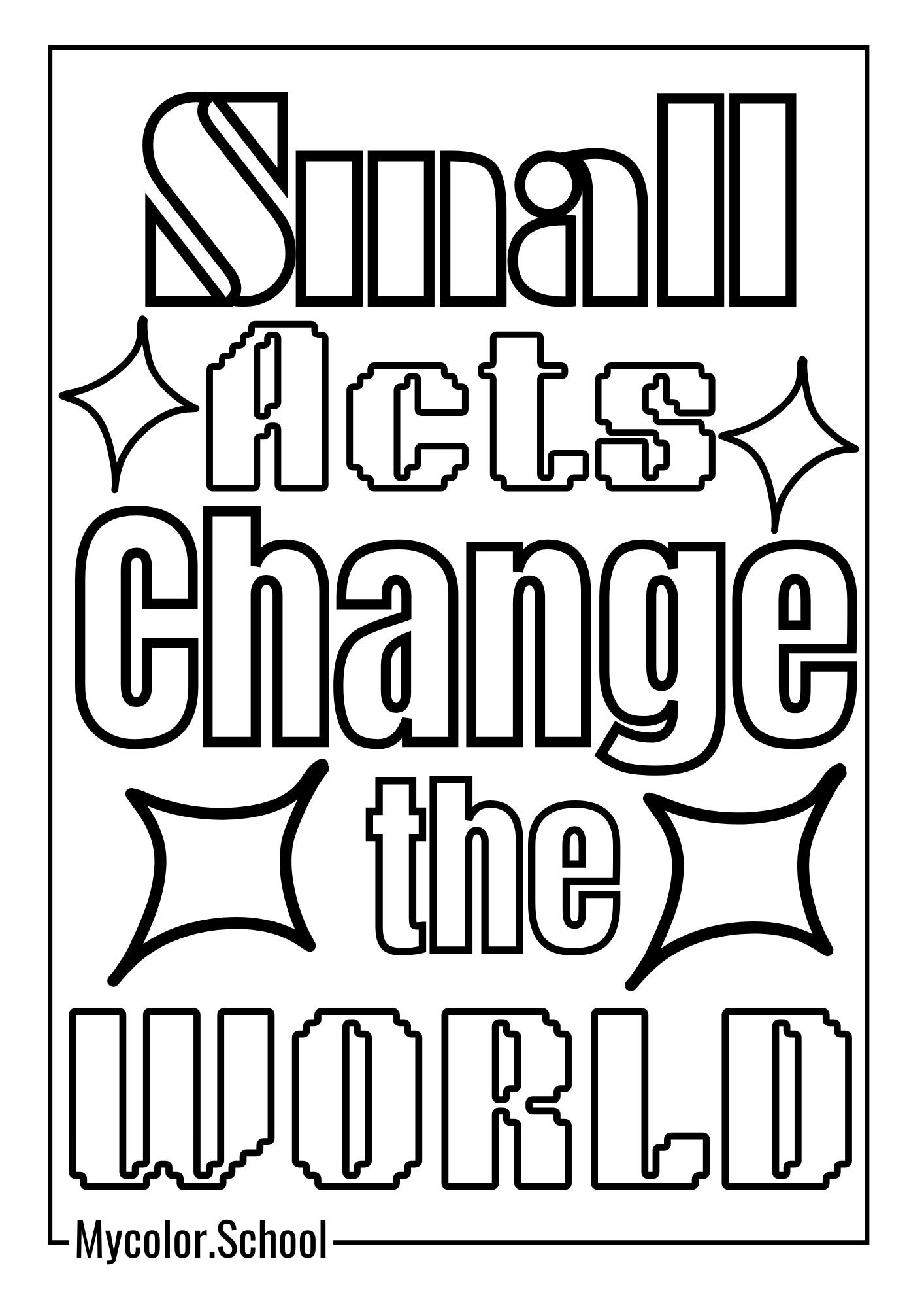 Word Coloring Pages Great reminder