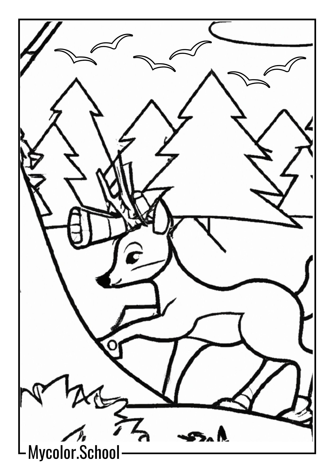 Hunting Coloring Pages Hunt