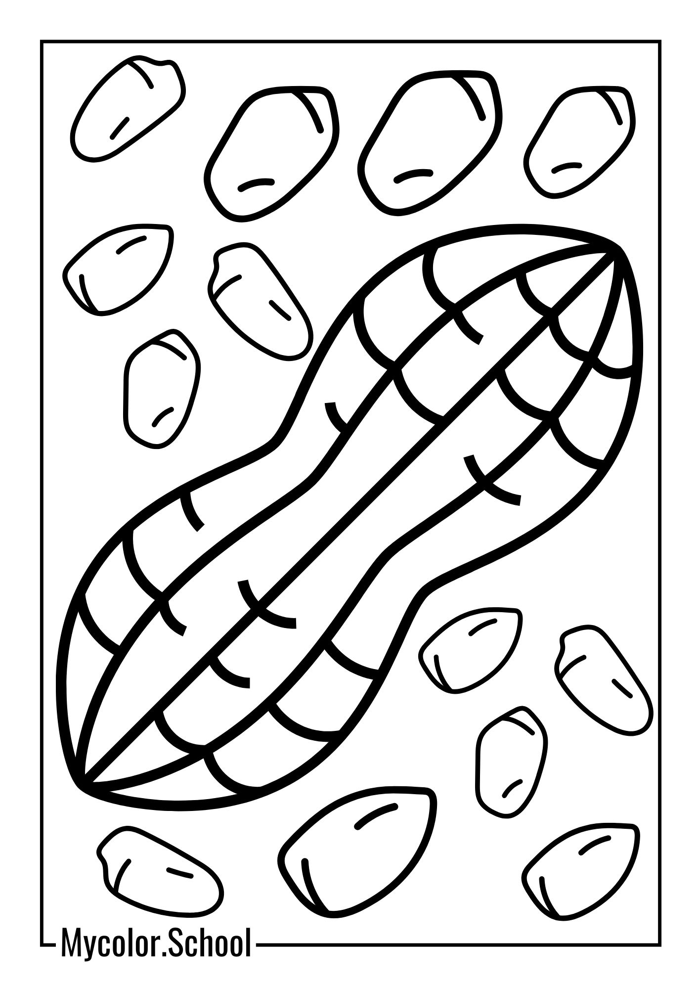 Peanut Coloring Pages Peanut
