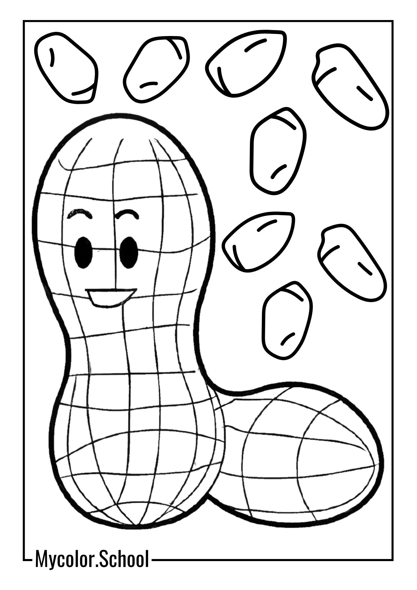 Peanut Coloring Pages Fun