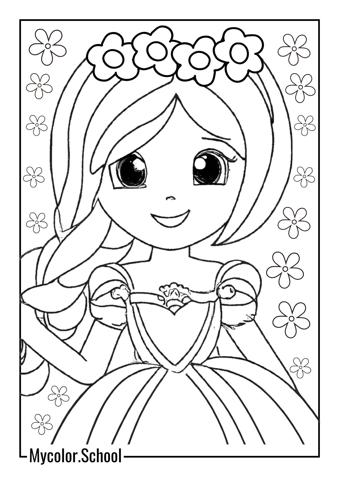 Princess Coloring Pages Princess