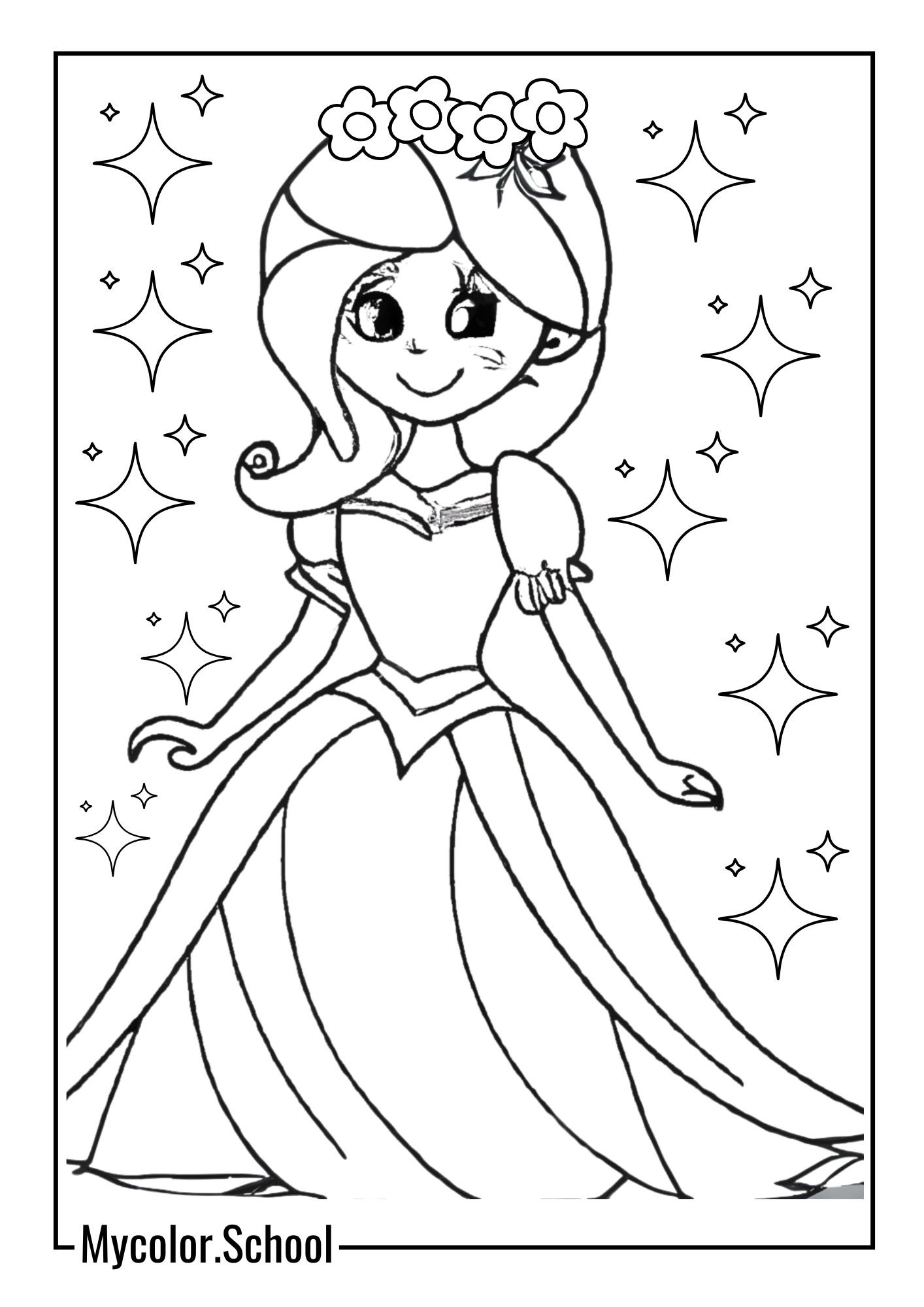 Princess Coloring Pages Joy